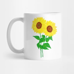 Sunflower Duo (White Background) Mug